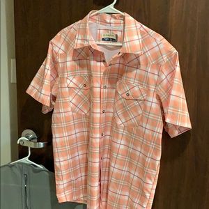 Outdoor never worn short sleeve button up